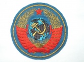 Нарукавный знак "Герб СССР" голубой